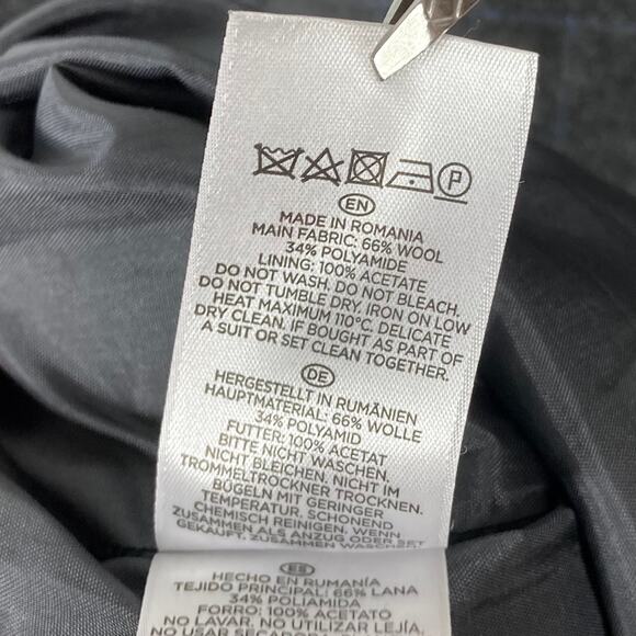 Nwot HOBBS London Dress 14 Wool Tweed Grey Plaid Check Shift”Karpoi”Lined Career - Picture 8 of 13